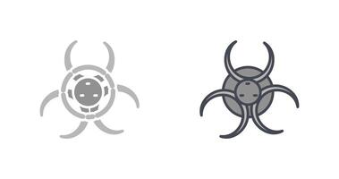 Biohazard Icon Design vector