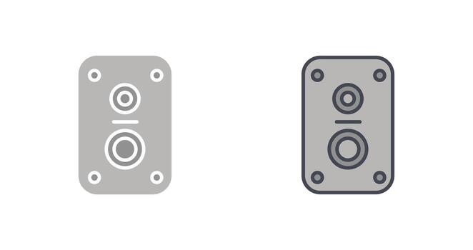 Speaker Icon Design vector
