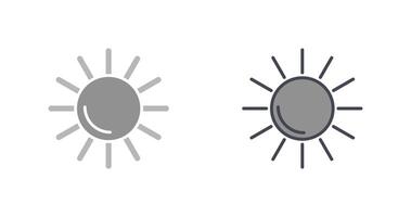 Sun Icon Design vector