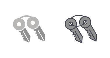 Keys Icon Design vector