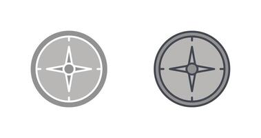 Compass Icon Design vector