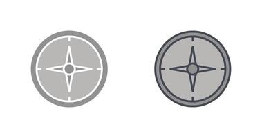 Compass Icon Design vector