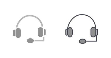 diseño de icono de auriculares vector