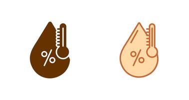 Humidity Icon Design vector