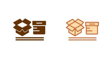 Boxes Icon Design vector