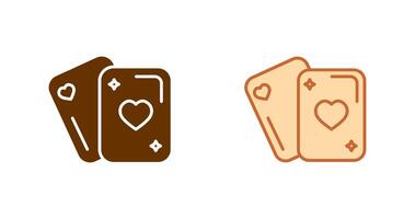 Playing Card Icon Design vector