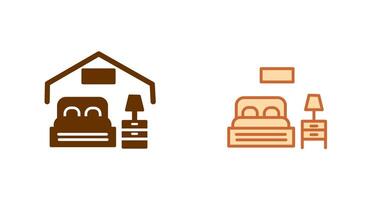 Bedroom Icon Design vector