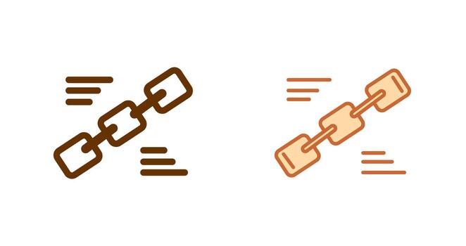 Hyperlink Icon Design vector