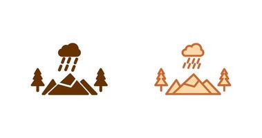 Mountain Icon Design vector