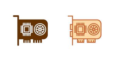 GPU Icon Design vector