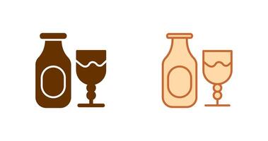 vino icono diseño vector