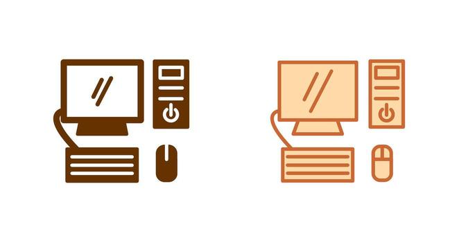 diseño de icono de computadora vector