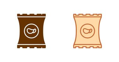 papas fritas icono diseño vector
