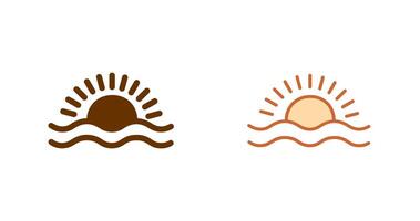 Sunrise Icon Design vector