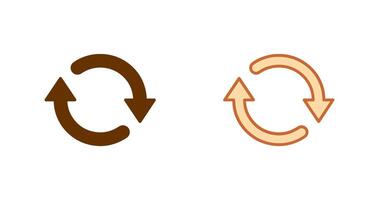 Sync Icon Design vector