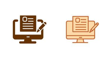 Blog Icon Design vector