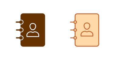 Contacts Icon Design vector
