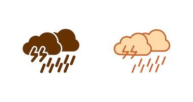 diseño de icono de lluvia vector