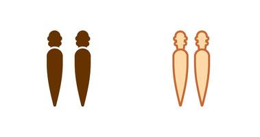 Carrot Icon Design vector