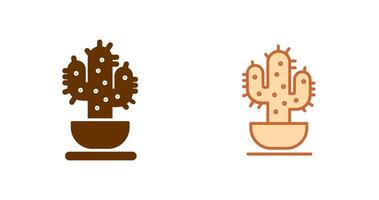 diseño de icono de cactus vector