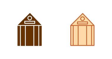 Museum Building Icon Design vector