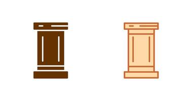 Pillar Icon Design vector