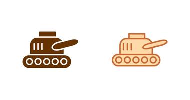 Tank Exhibit Icon Design vector