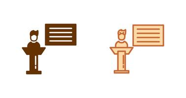 Seminar Icon Design vector