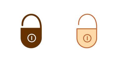 Unlocked Icon Design vector