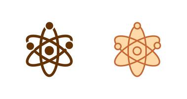 Atom Icon Design vector