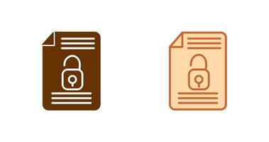 Confidentiality Icon Design vector