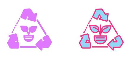 Recycle Arrows Icon Design vector