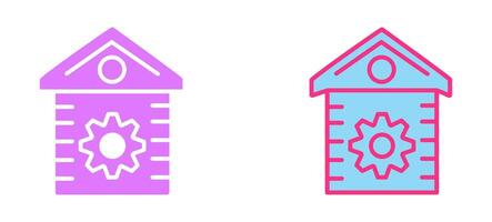 House Setting Icon vector