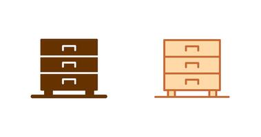 Drawers Icon Design vector