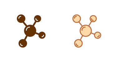 Molecule Icon Design vector