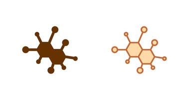 Molecule Icon Design vector