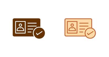 Authentication Icon Design vector