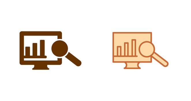 Analysis Icon Design vector