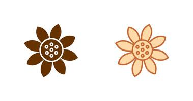 Sunflower Icon Design vector