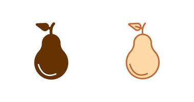 Pear Icon Design vector