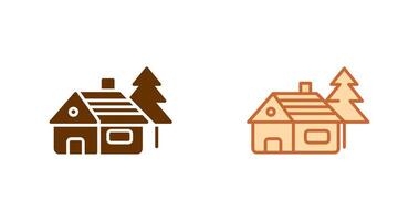 Cabin Icon Design vector