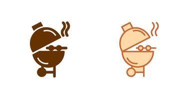 barbacoa icono diseño vector