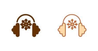 Earmuff Icon Design vector