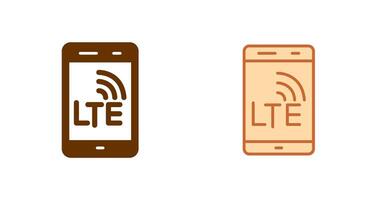 LTE Icon Design vector