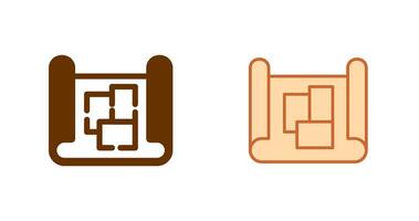 Blueprint Icon Design vector