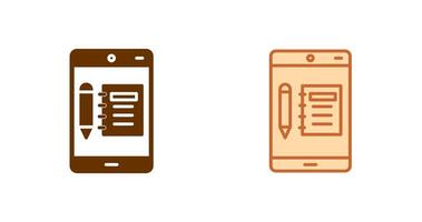 Note Icon Design vector