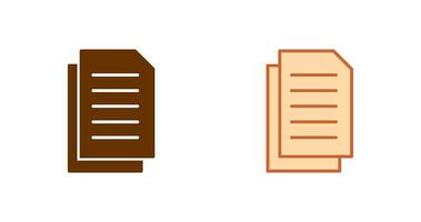 Document Icon Design vector