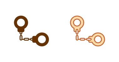 Handcuffs Icon Design vector