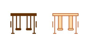 diseño de icono de columpio vector