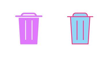 diseño de icono de basura vector